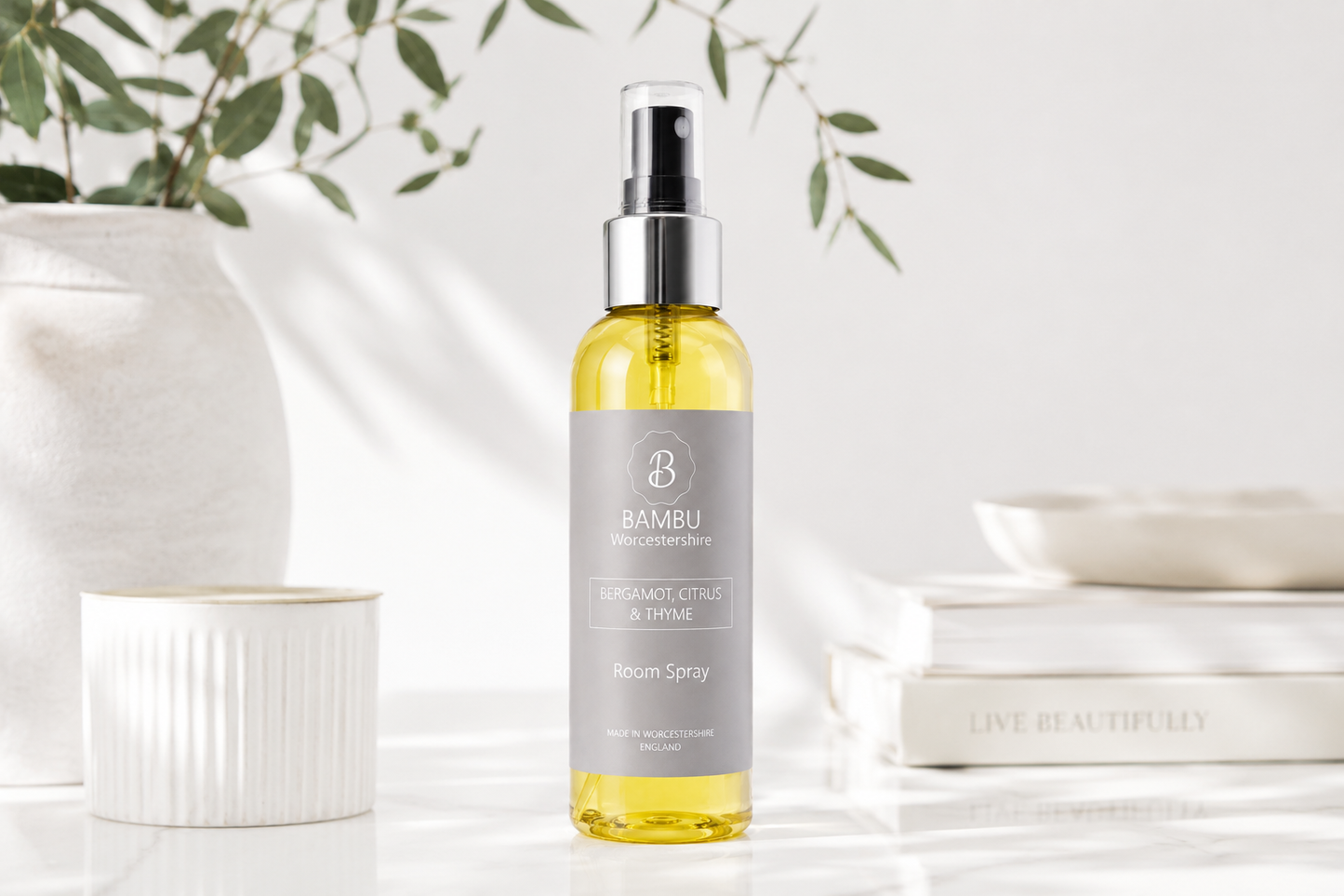 Bergamot, Citrus & Thyme Room Spray – Luxury Home Fragrance