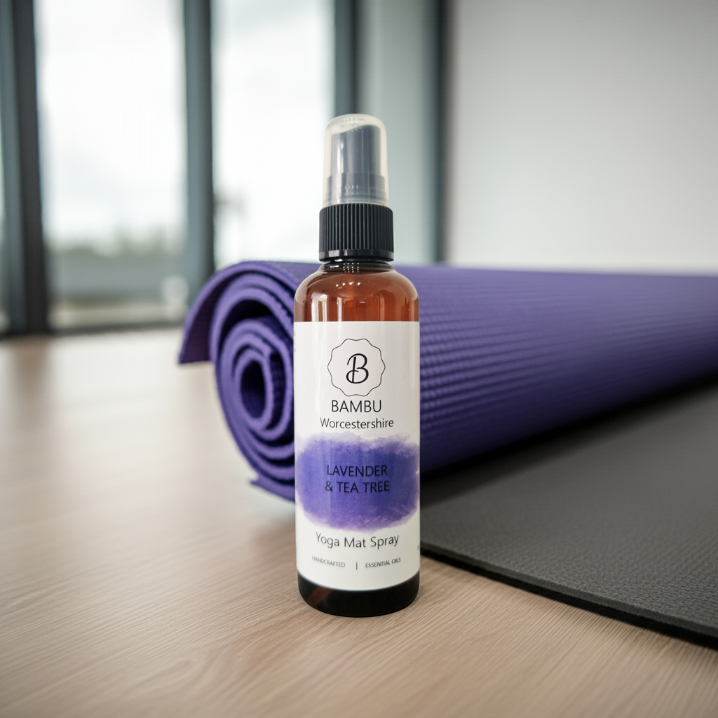 Lavender & Tea Tree Yoga Mat Spray 100ml - Essential Oil Yoga Mat Spray