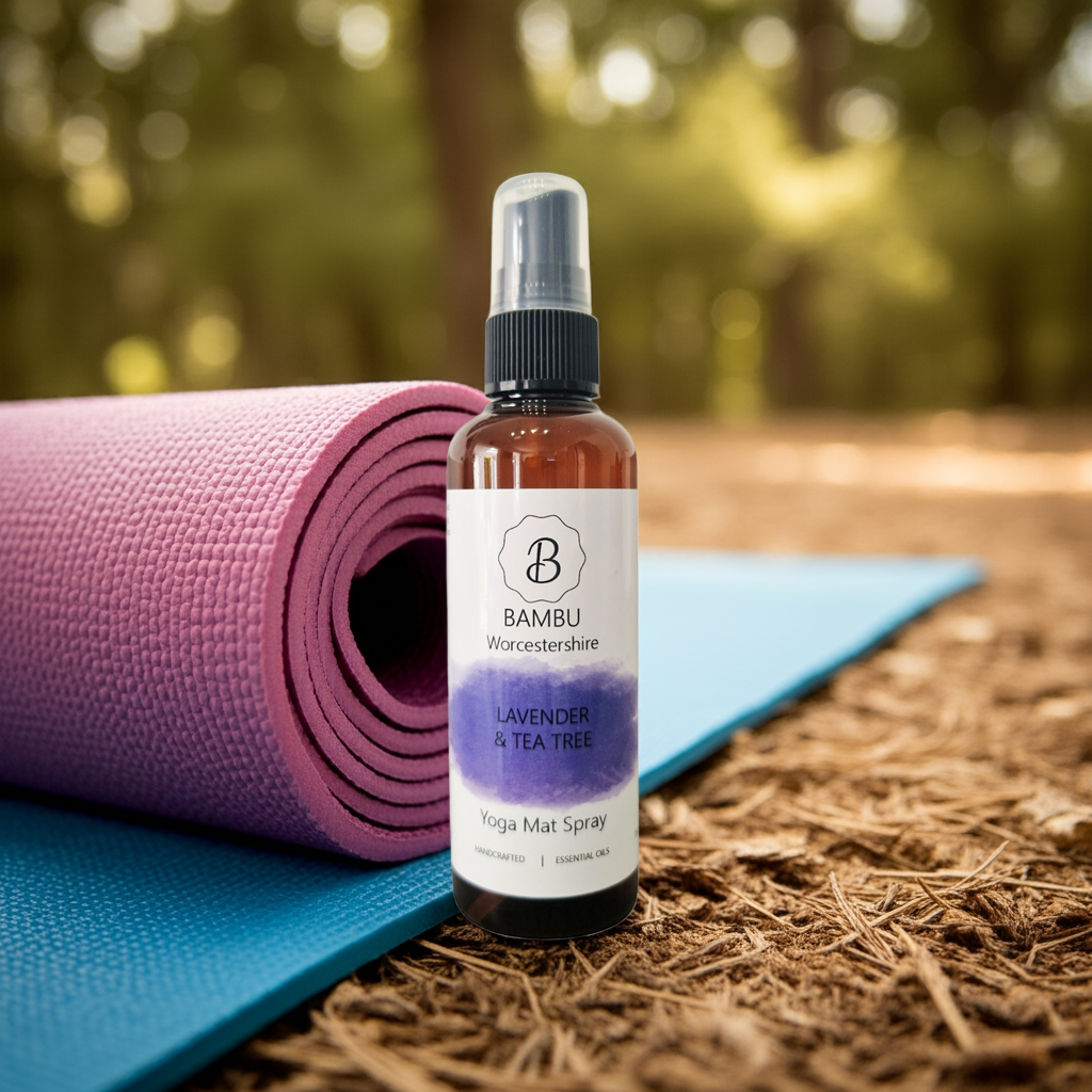 Lavender & Tea Tree Yoga Mat Spray 100ml - Essential Oil Yoga Mat Spray