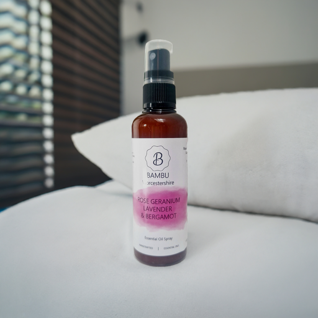 Rose Geranium, Lavender & Bergamot Essential Oil Pillow Spray 100ml