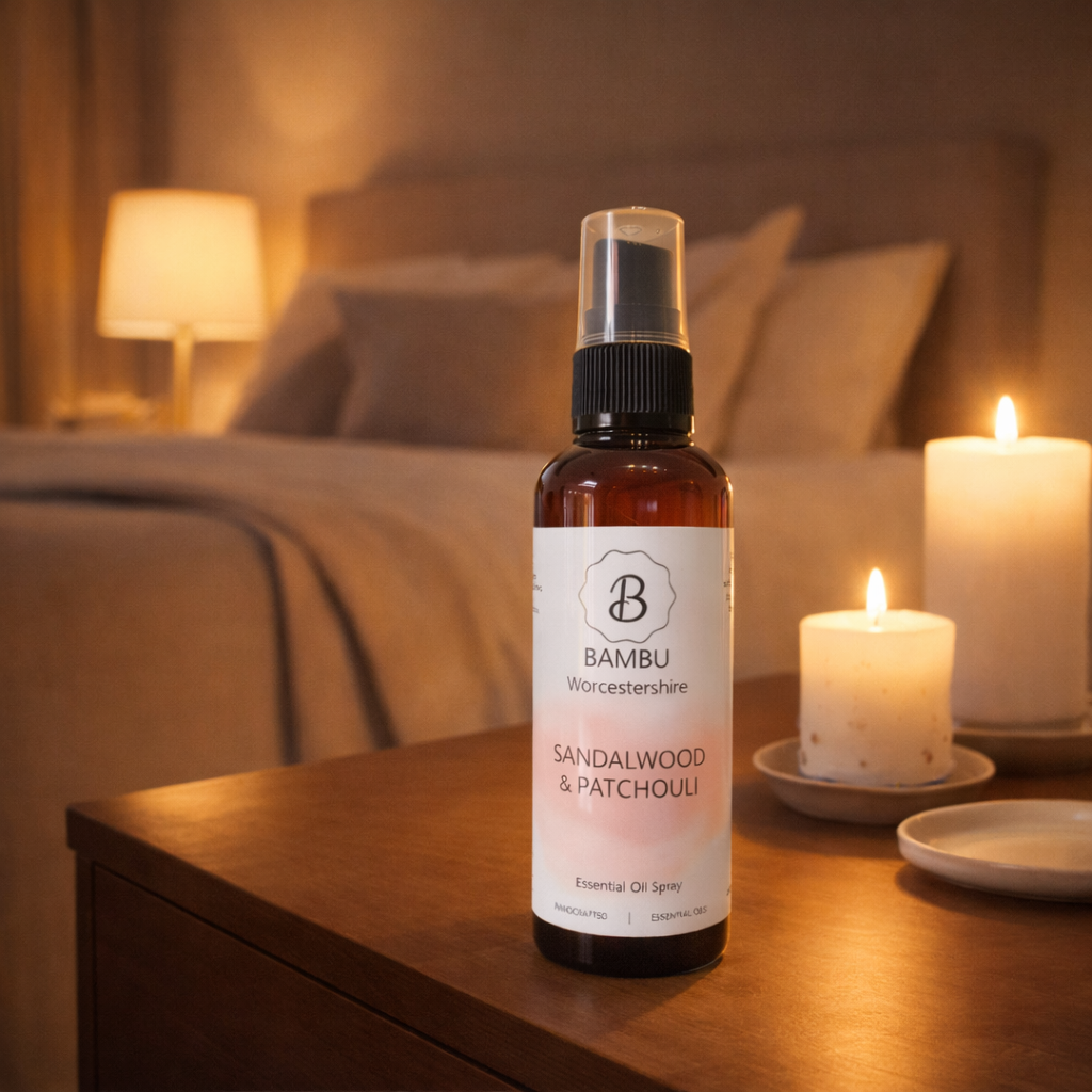 Aromatherapy Pillow Spray – Sandalwood & Patchouli 100ml
