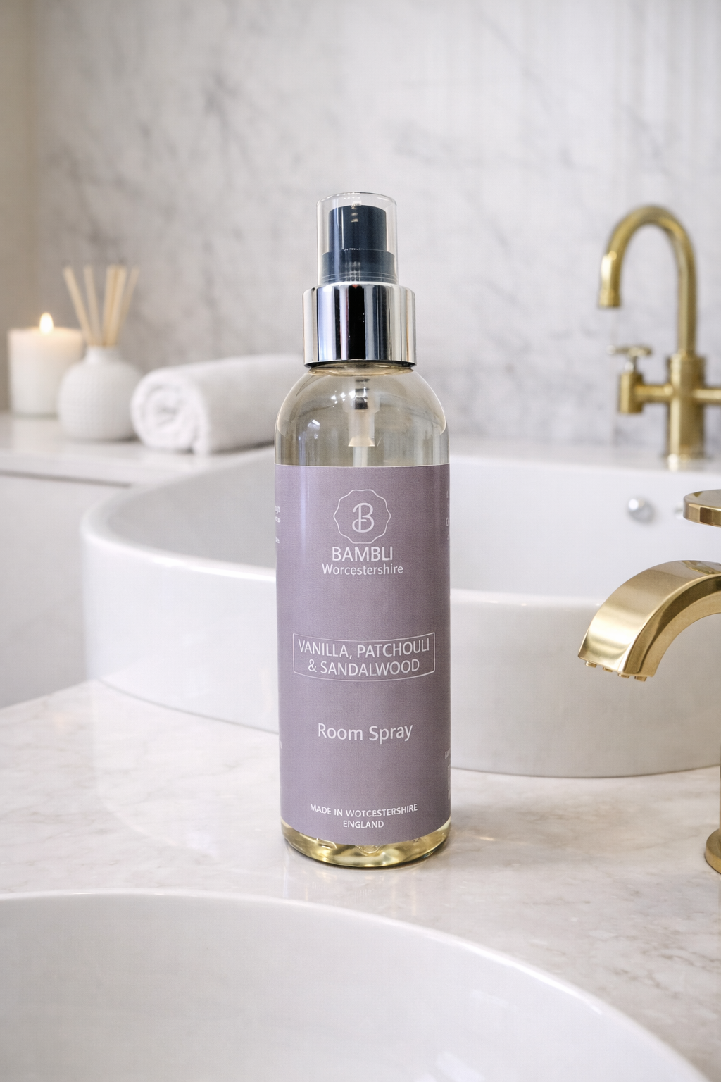 Vanilla Patchouli & Sandalwood Luxury Room Spray, 150ml