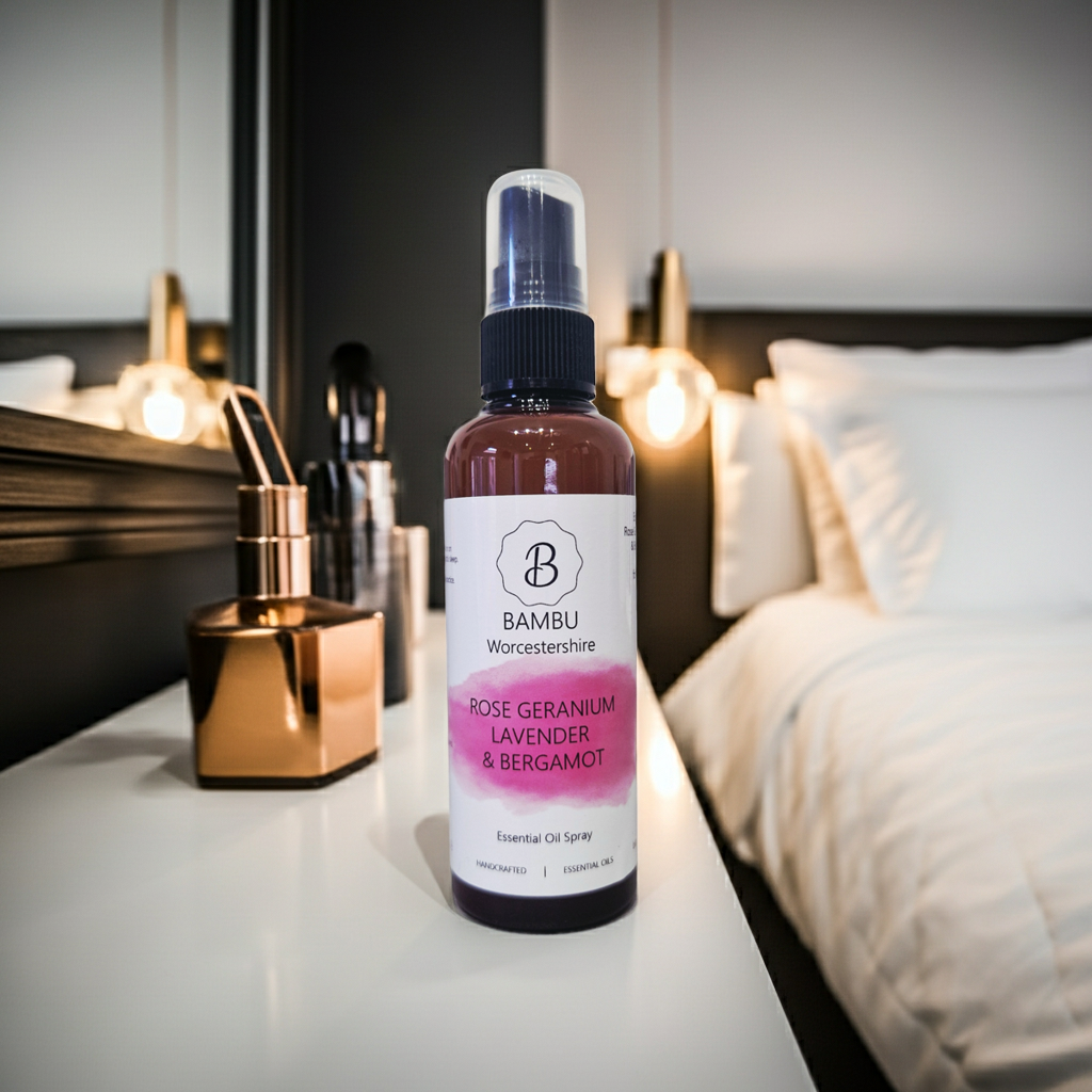 Rose Geranium, Lavender & Bergamot Essential Oil Pillow Spray 100ml