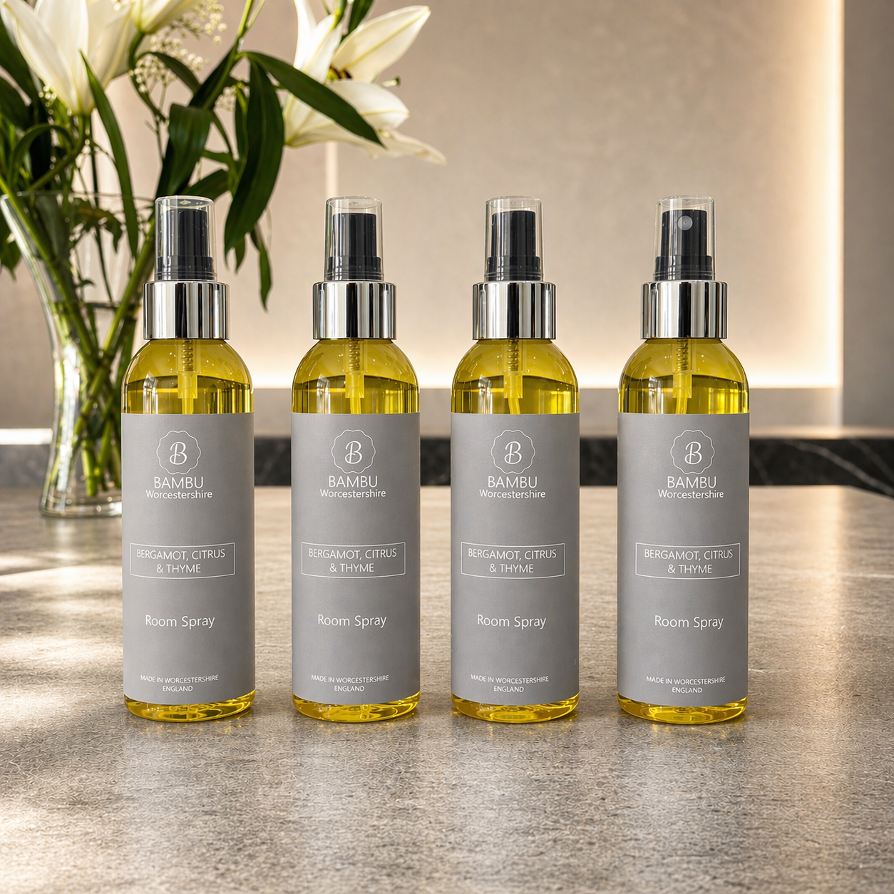 Bergamot, Citrus & Thyme Room Spray – Luxury Home Fragrance
