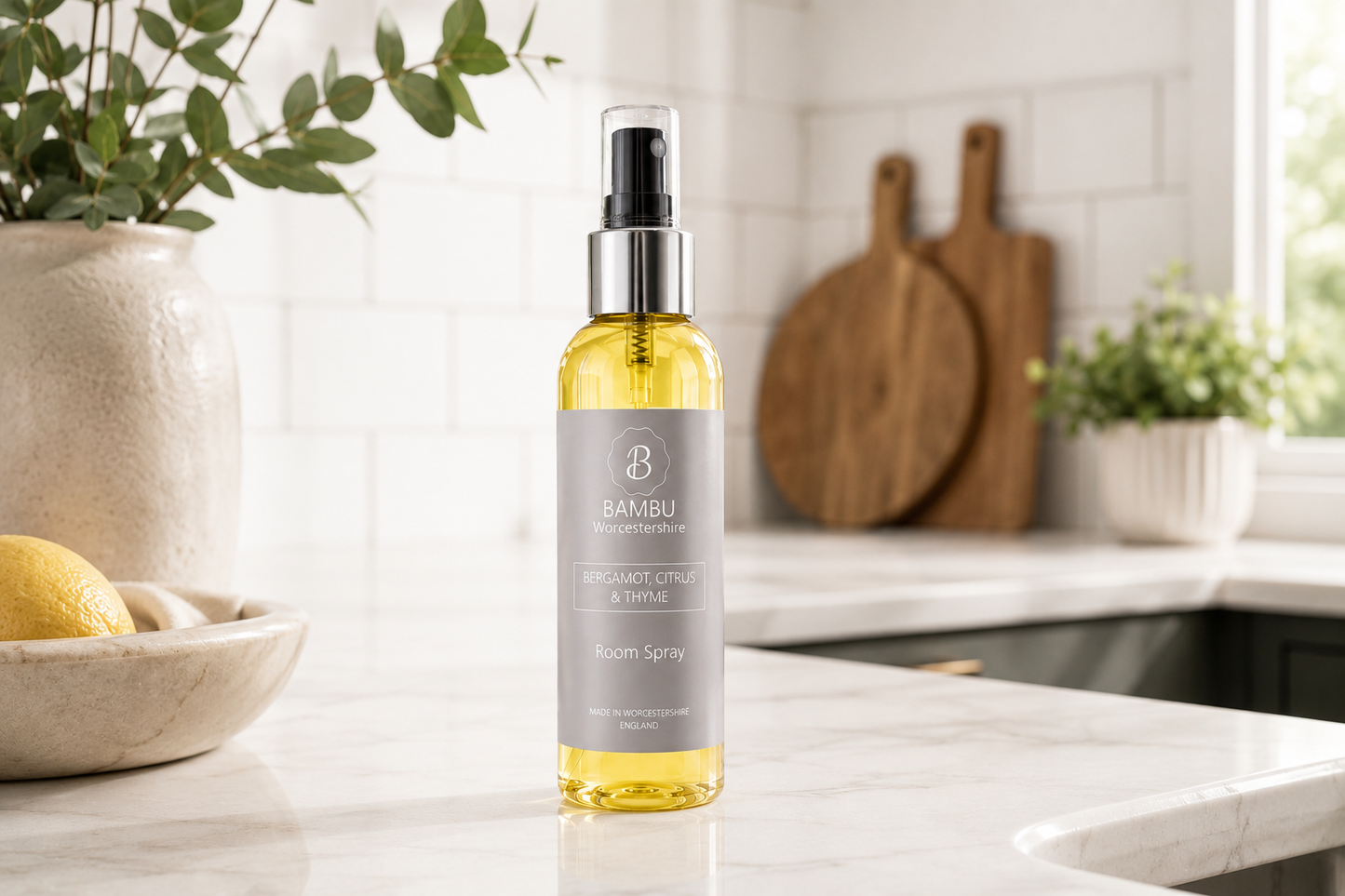 Bergamot, Citrus & Thyme Room Spray – Luxury Home Fragrance