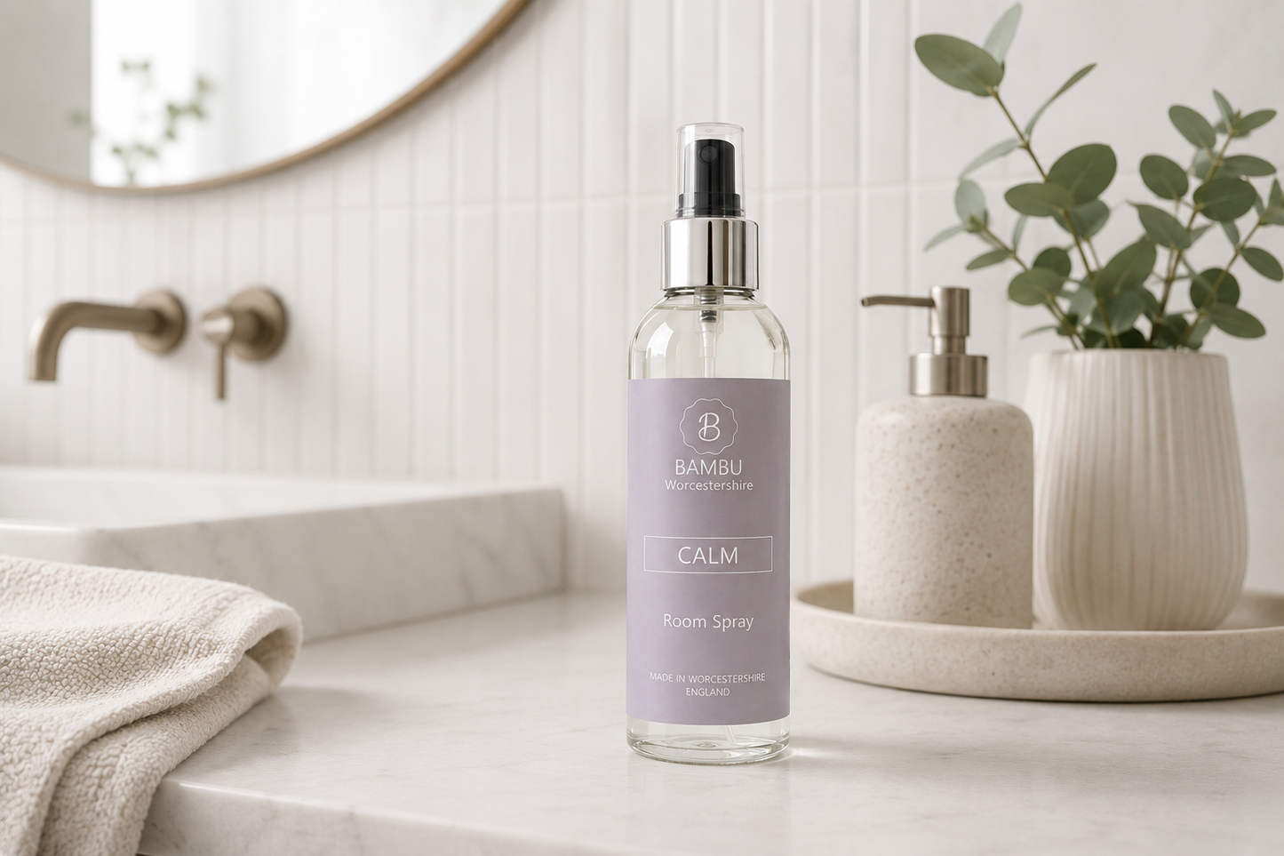 Calming Room Spray – Lavender, Bergamot & Eucalyptus - Calm Luxury Room Spray