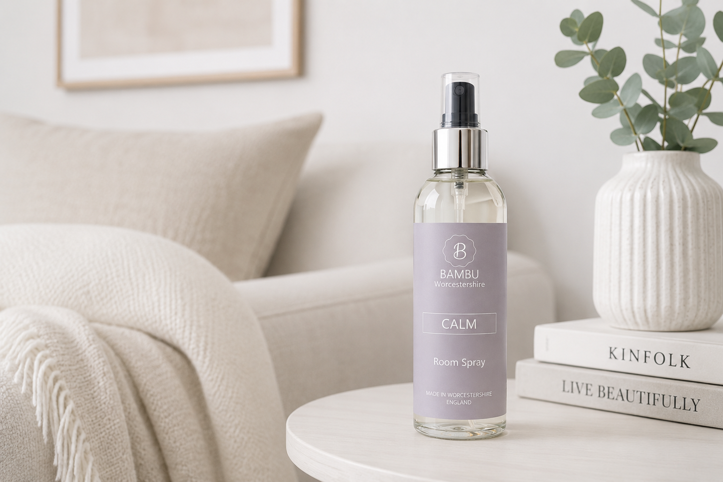 Calming Room Spray – Lavender, Bergamot & Eucalyptus - Calm Luxury Room Spray
