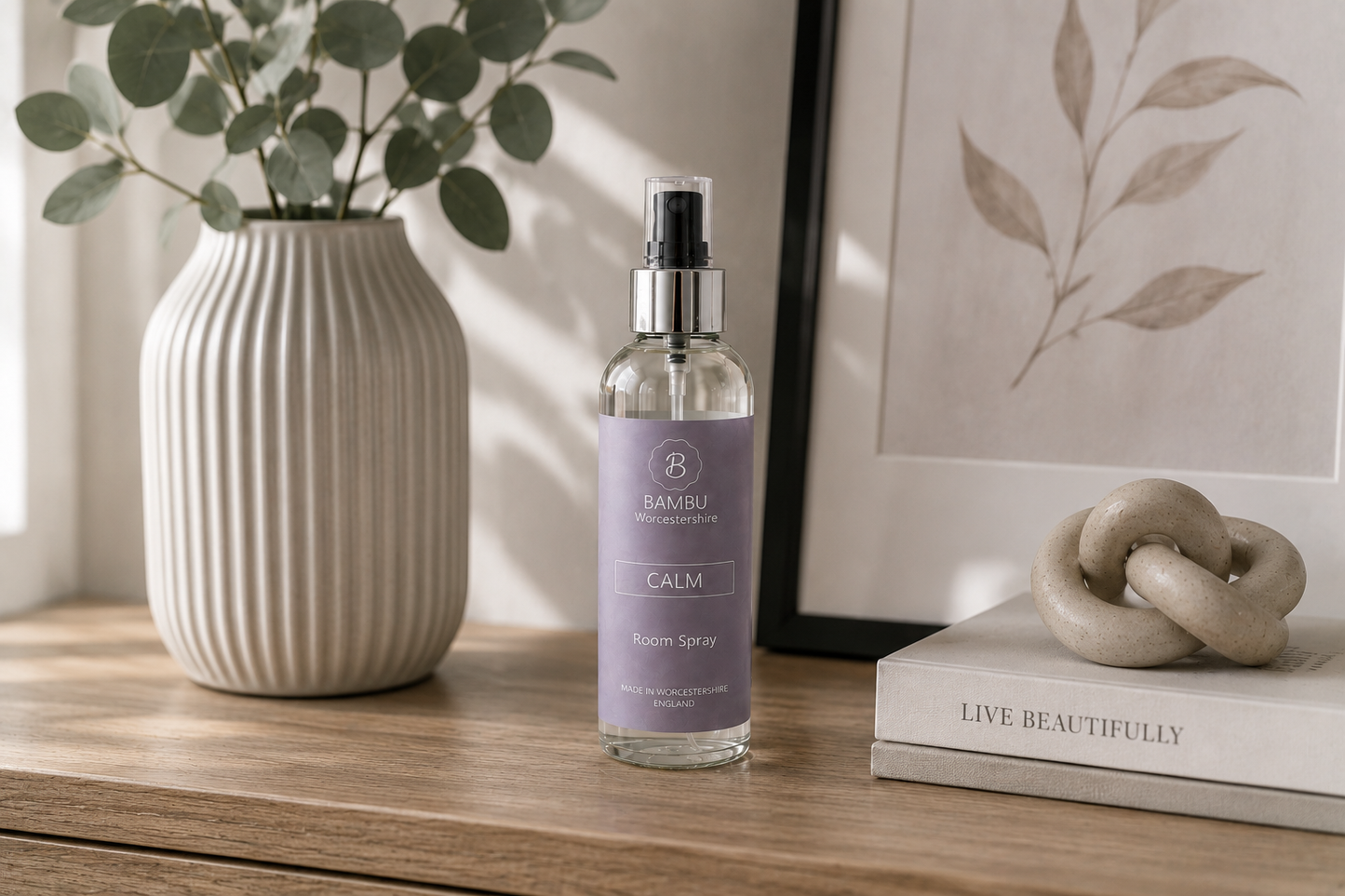Calming Room Spray – Lavender, Bergamot & Eucalyptus - Calm Luxury Room Spray
