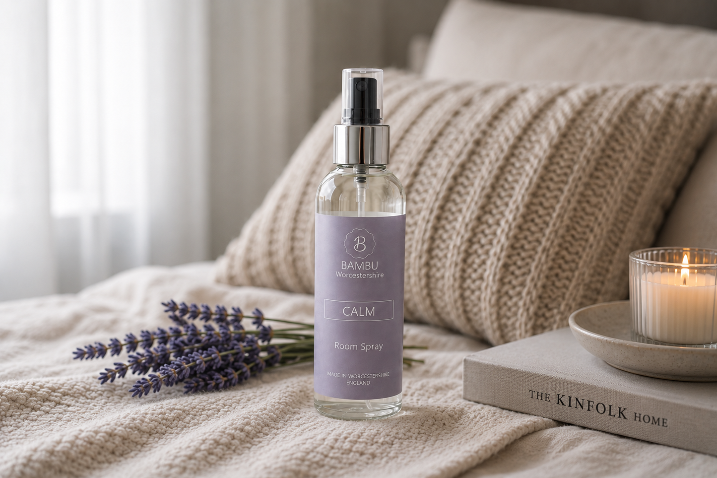 Calming Room Spray – Lavender, Bergamot & Eucalyptus - Calm Luxury Room Spray