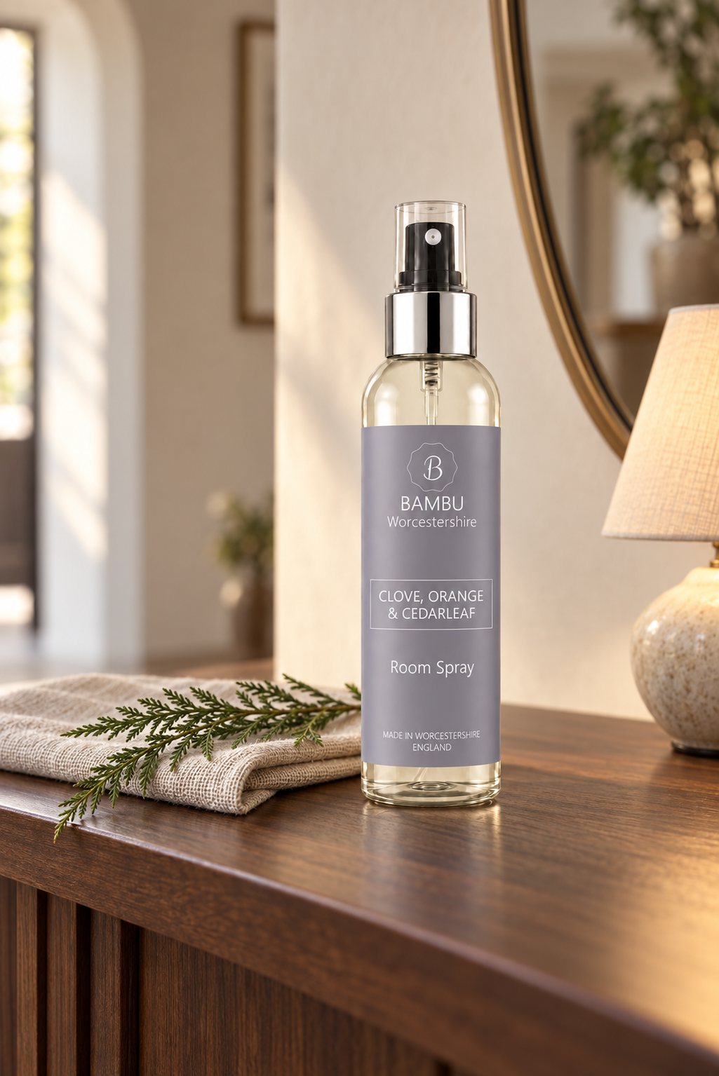 Clove, Orange & Cedarleaf Luxury Room Spray