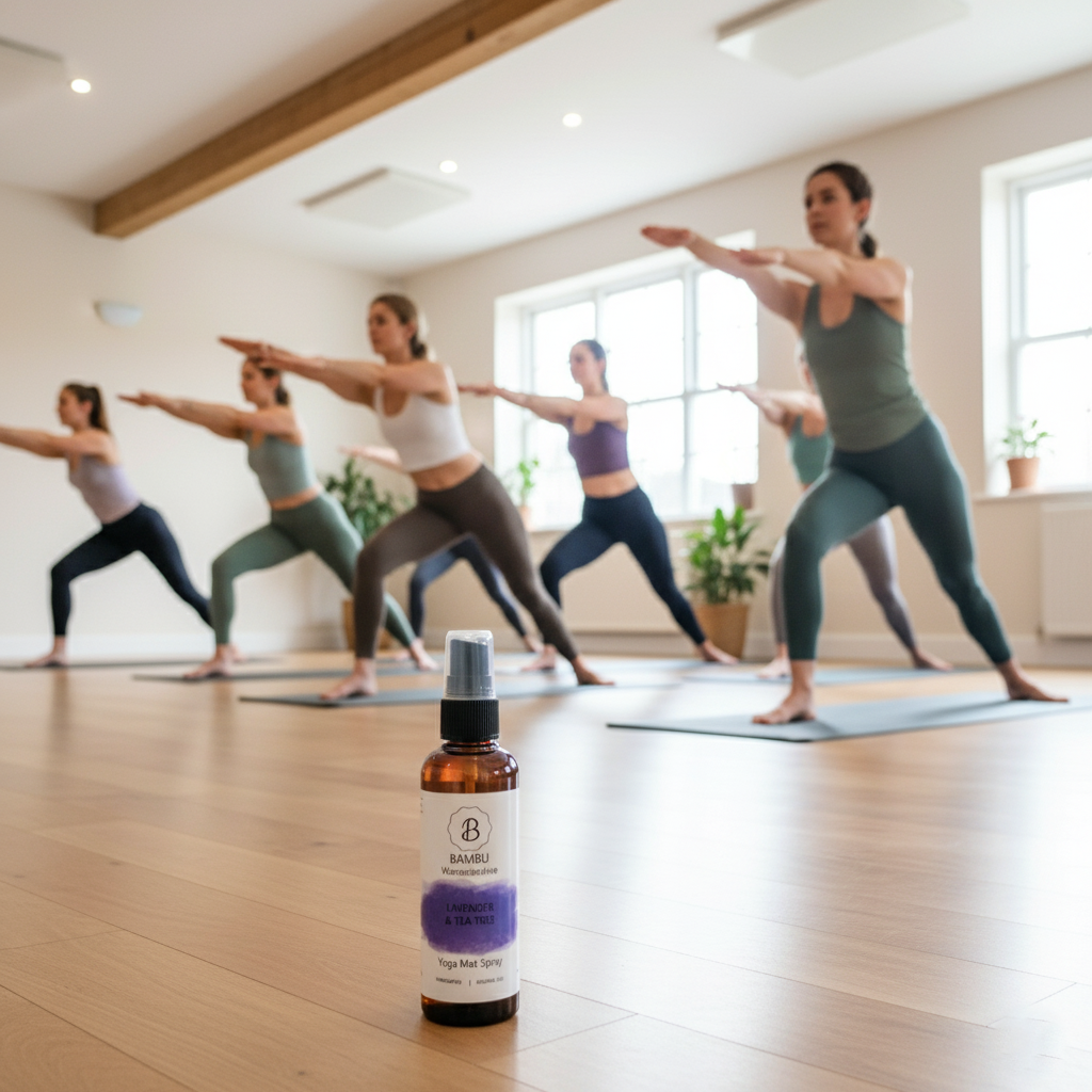 Lavender & Tea Tree Yoga Mat Spray 100ml - Essential Oil Yoga Mat Spray