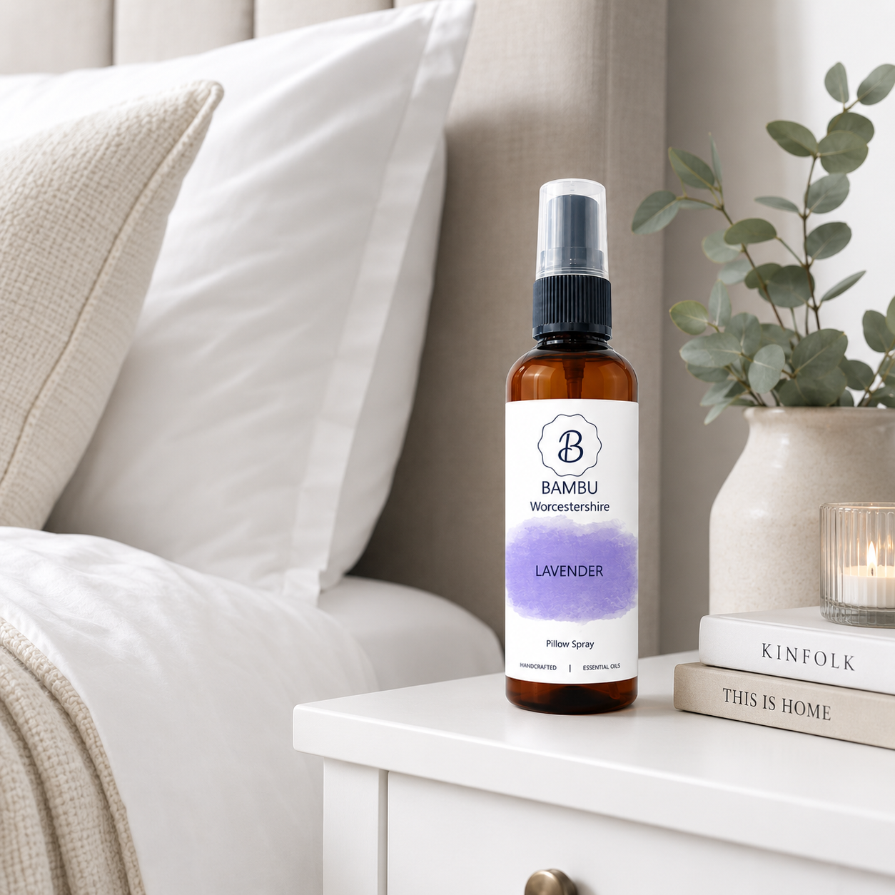 Lavender Pillow Spray for Sleep – Natural Essential Oil Mist