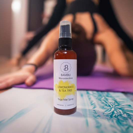 Lemongrass & Tea Tree Yoga Mat Spray 100ml - Essential Oil Yoga Mat Spray