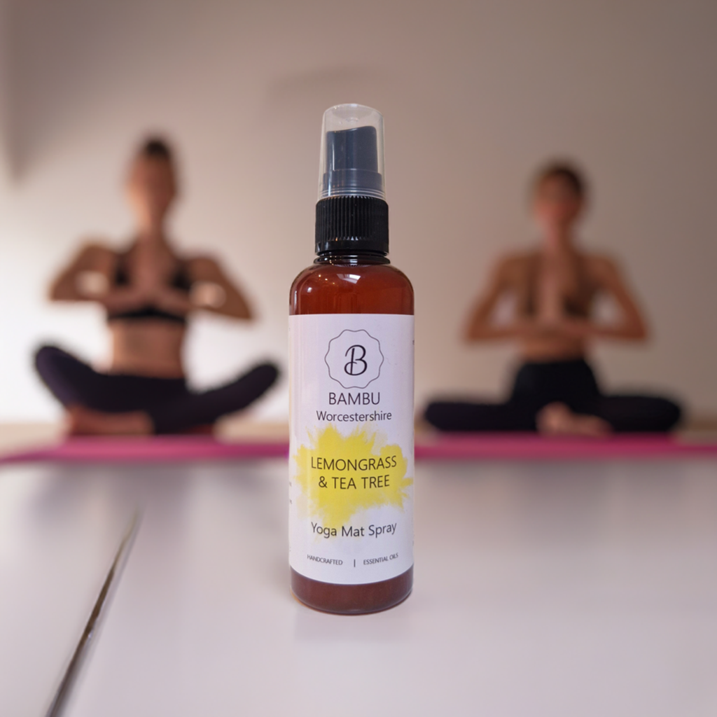 Lemongrass & Tea Tree Yoga Mat Spray 100ml - Essential Oil Yoga Mat Spray