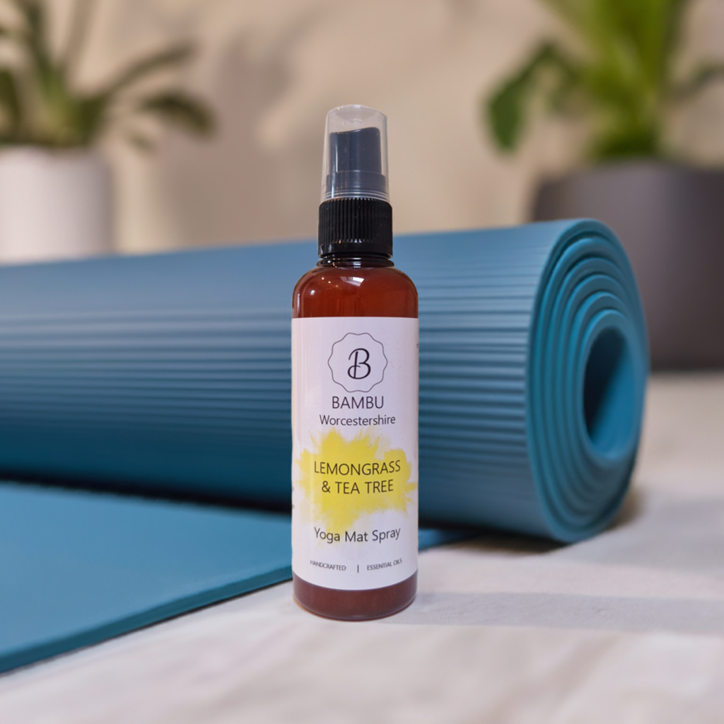 Lemongrass & Tea Tree Yoga Mat Spray 100ml - Essential Oil Yoga Mat Spray