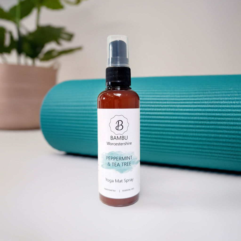Peppermint & Tea Tree Yoga Mat Spray 100ml - Essential Oil Yoga Mat Spray