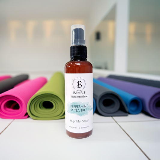 Peppermint & Tea Tree Yoga Mat Spray 100ml - Essential Oil Yoga Mat Spray