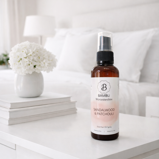 Aromatherapy Pillow Spray – Sandalwood & Patchouli 100ml