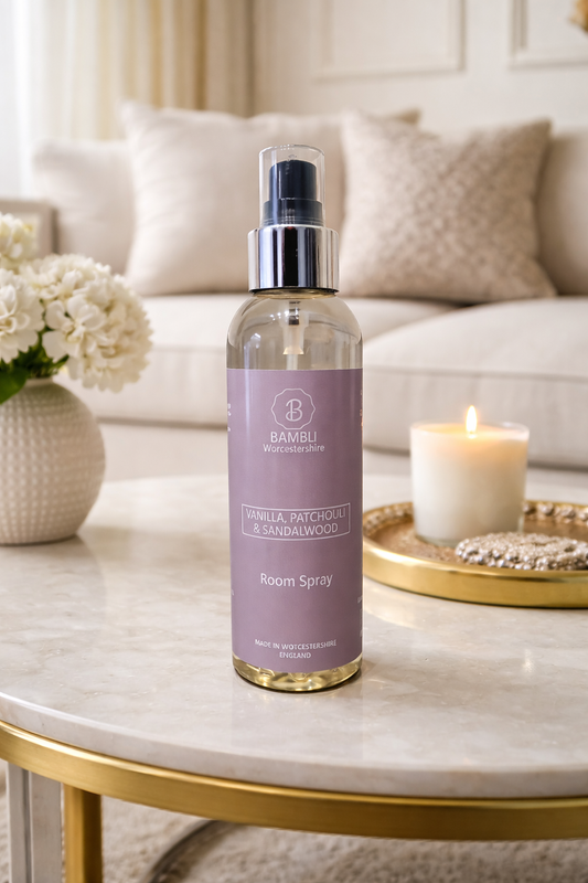 Vanilla Patchouli & Sandalwood Luxury Room Spray, 150ml