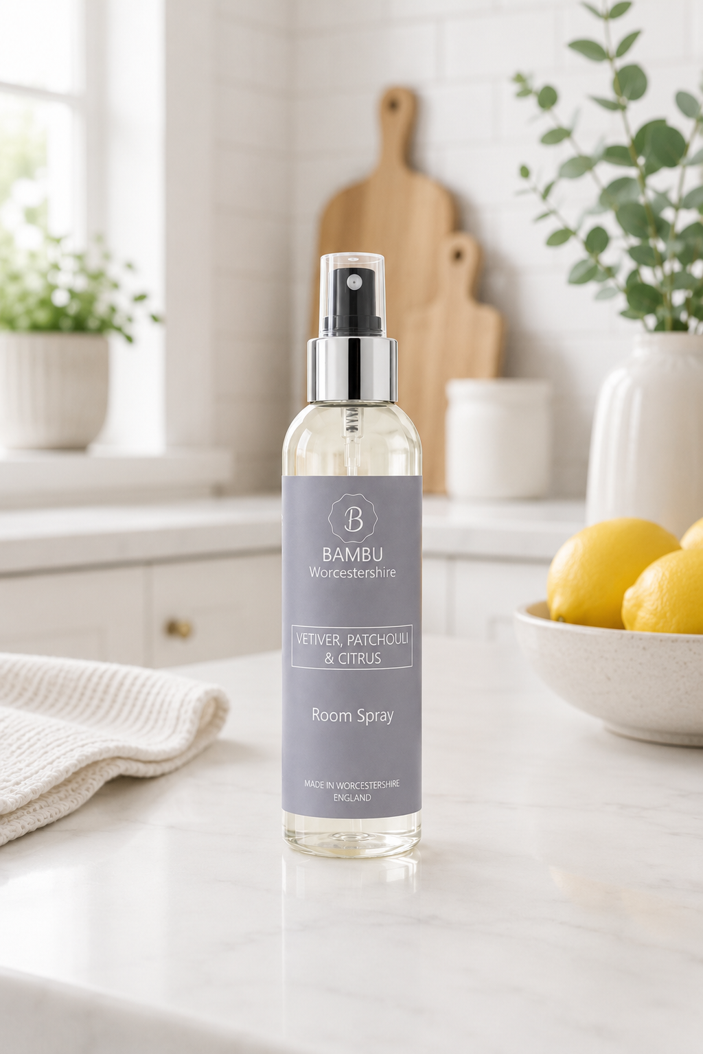 Vetiver, Patchouli & Citrus Room Spray – Luxury Home Fragrance