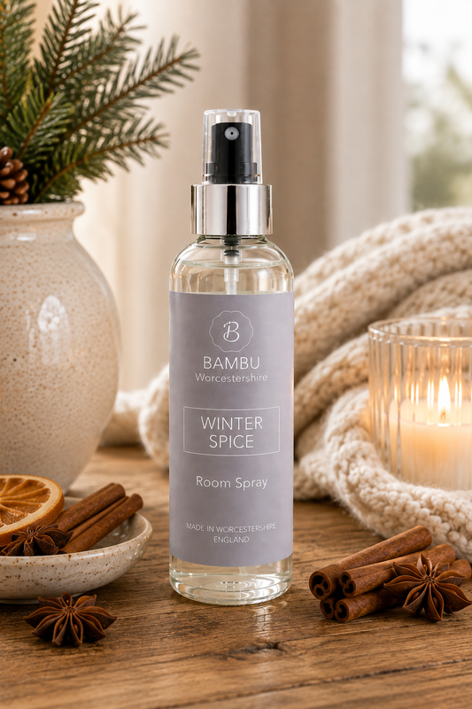 Winter Spice Luxury Room Spray | Warm Cinnamon, Clove & Orange