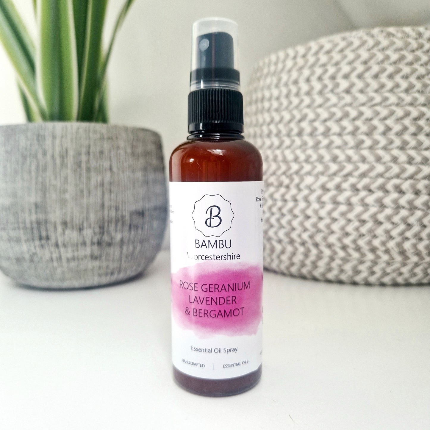Rose Geranium, Lavender & Bergamot Essential Oil Pillow Spray 100ml