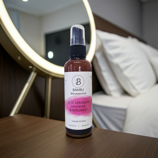 Rose Geranium, Lavender & Bergamot Essential Oil Pillow Spray 100ml