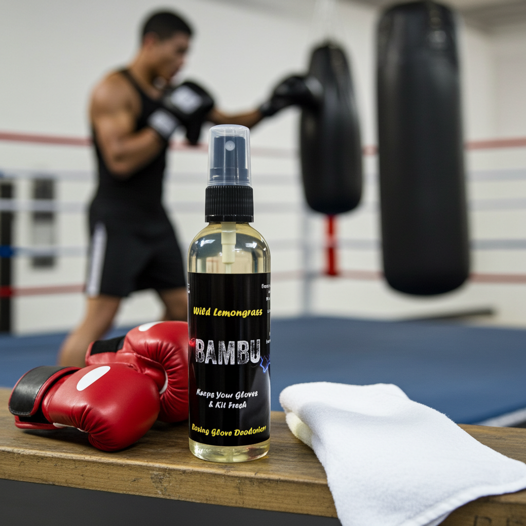 Wild Lemongrass Boxing Glove Deodoriser Spray – 100ml